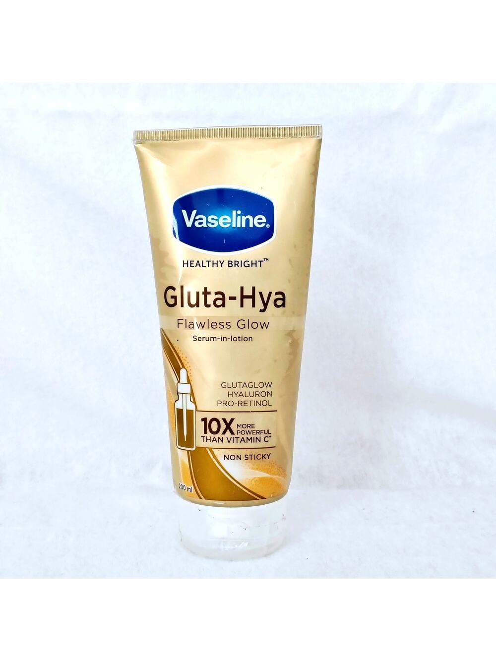 Vaseline Gluta Hya Flawless Glow Serum In Lotion Hyaluron Retinol 200ml Moisture